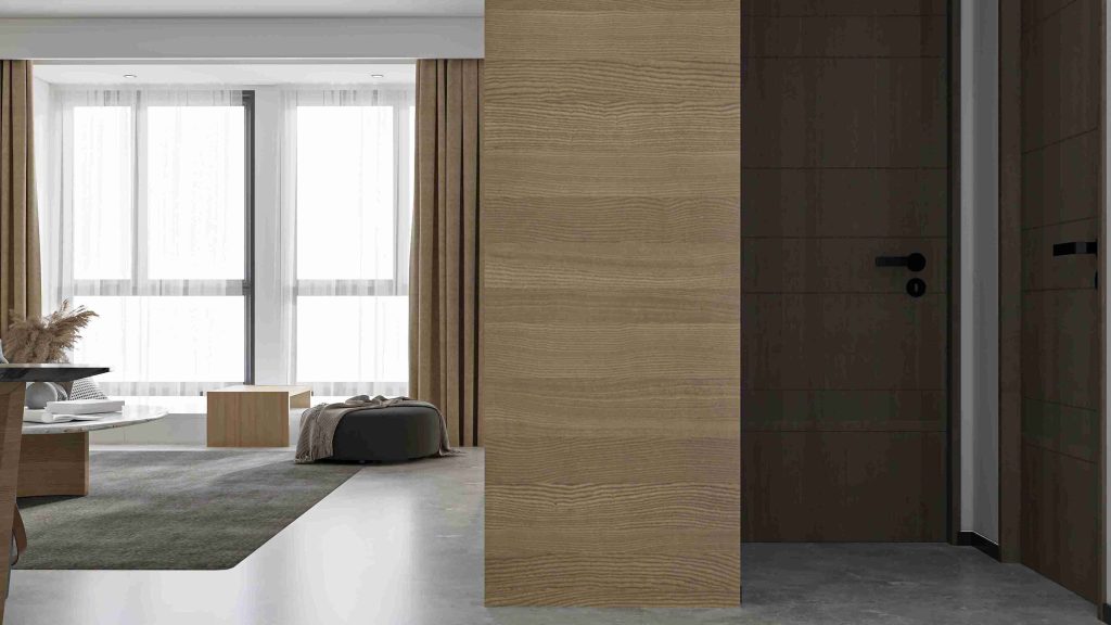 PVC veneer interior doors