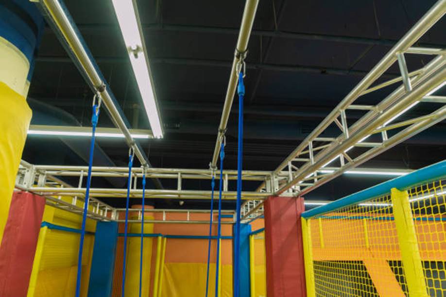 Automotive dual row LED bar light; Trampoline park