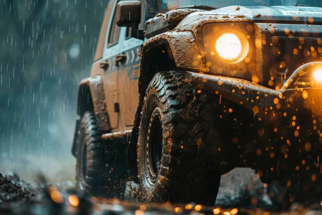  Heavy-duty LED light for ATV vehicles

