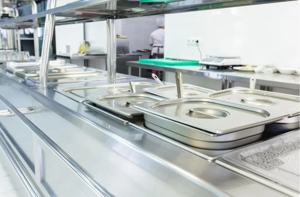 Kitchen appliance aluminum handles; Turnkey commercial kitchen solutions