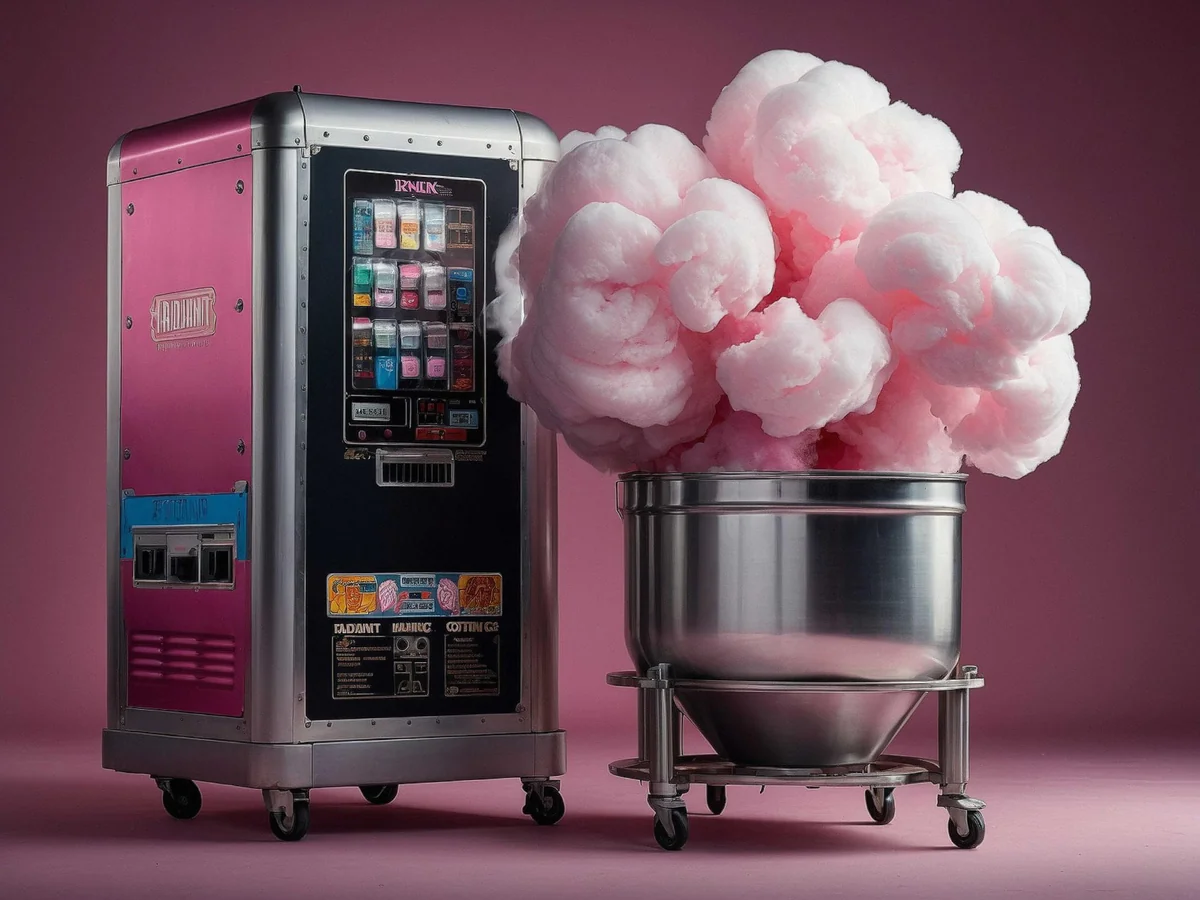 cotton candy vending machine ROI