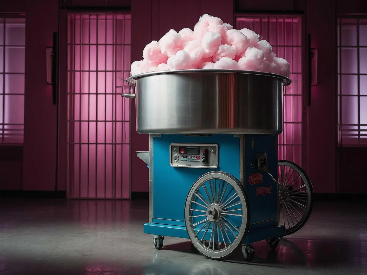 cotton candy vending machine ROI