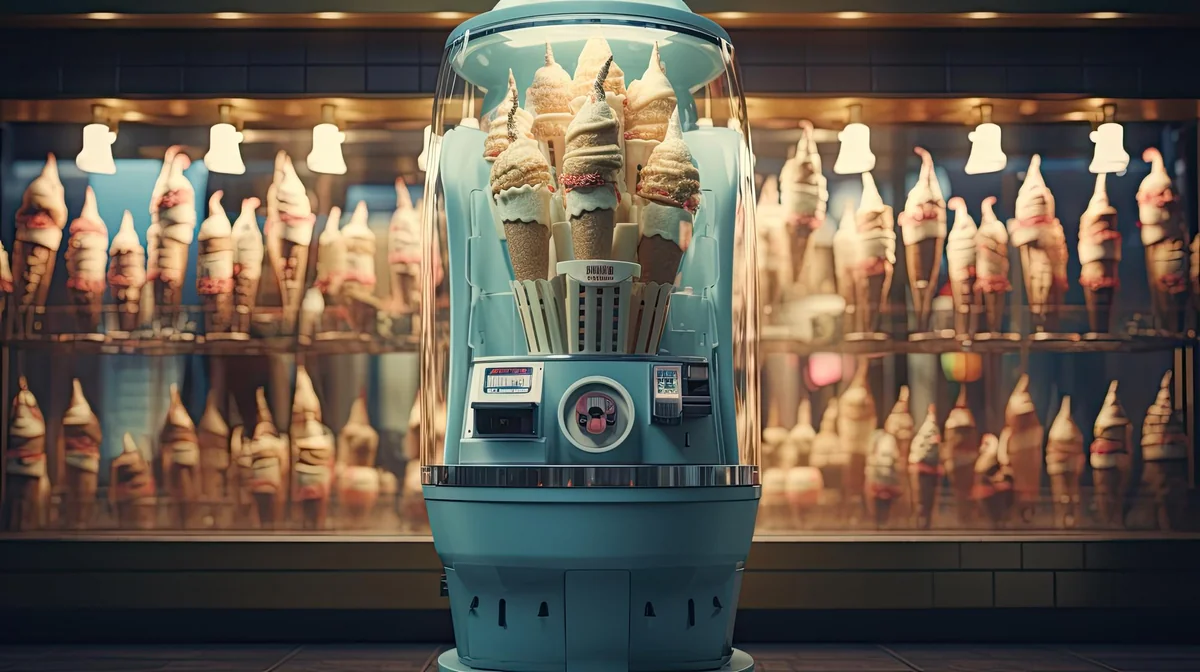 ice cream vending machine Europe
