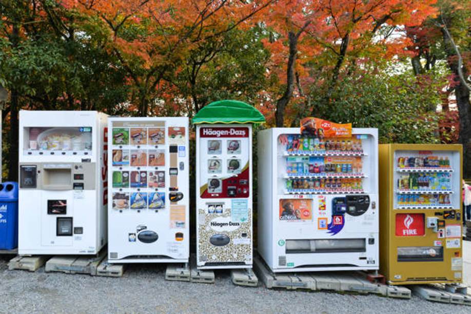 indoor adventure park; automatic ice cream vending machine