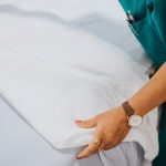 disposable bed sheets ((Shijingcheng Non-Woven Products) ; bath towels (Eliya Hotel Linen)
