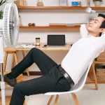 floor fan (Duoben Intelligent); modular portable stages (ITSCtruss)