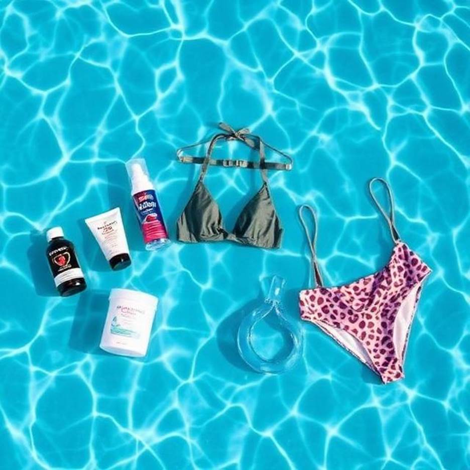 organic cotton swimwear; acrylic products
