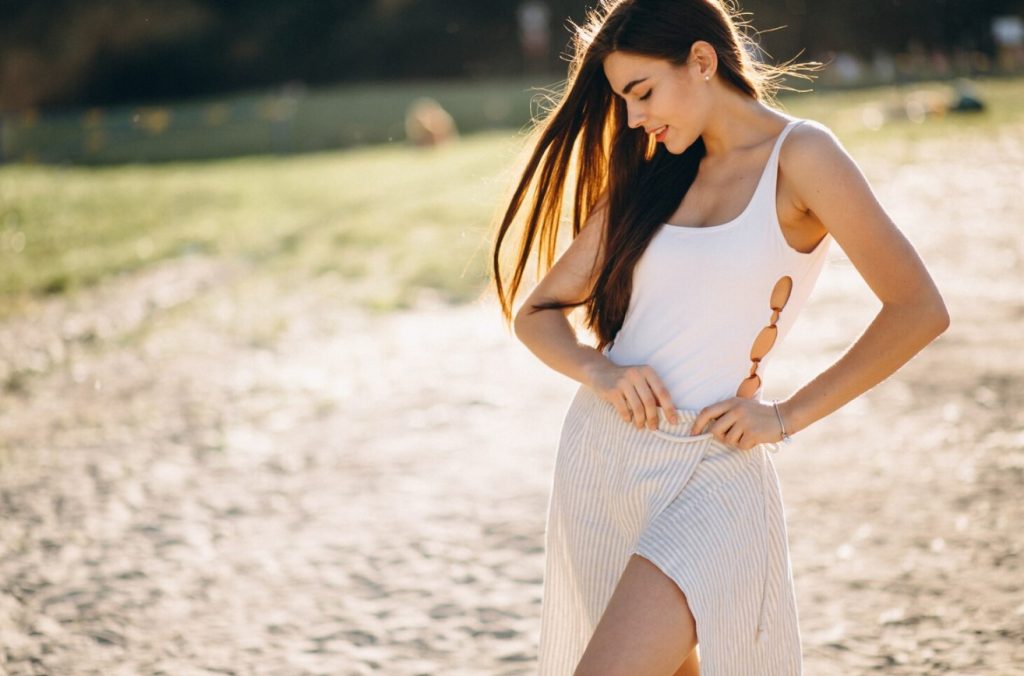 organic cotton swimwear; acrylic products